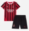 AC Milan Christian Pulisic #11 Thuis tenue Kids 2024-25 Korte Mouwen (+ broek)