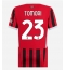 AC Milan Fikayo Tomori #23 Thuis tenue Dames 2024-25 Korte Mouwen