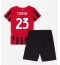 AC Milan Fikayo Tomori #23 Thuis tenue Kids 2024-25 Korte Mouwen (+ broek)