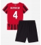 AC Milan Ismael Bennacer #4 Thuis tenue Kids 2024-25 Korte Mouwen (+ broek)