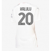 AC Milan Pierre Kalulu #20 Uit tenue Dames 2023-24 Korte Mouwen