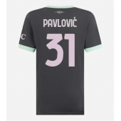 AC Milan Strahinja Pavlovic #31 Derde tenue Dames 2024-25 Korte Mouwen