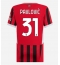 AC Milan Strahinja Pavlovic #31 Thuis tenue Dames 2024-25 Korte Mouwen