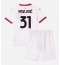 AC Milan Strahinja Pavlovic #31 Uit tenue Kids 2024-25 Korte Mouwen (+ broek)