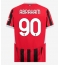 AC Milan Tammy Abraham #90 Thuis tenue 2024-25 Korte Mouwen