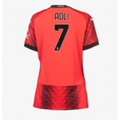 AC Milan Yacine Adli #7 Thuis tenue Dames 2023-24 Korte Mouwen