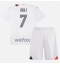 AC Milan Yacine Adli #7 Uit tenue Kids 2023-24 Korte Mouwen (+ broek)