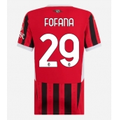 AC Milan Youssouf Fofana #29 Thuis tenue Dames 2024-25 Korte Mouwen