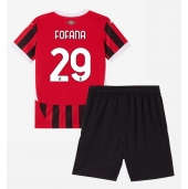 AC Milan Youssouf Fofana #29 Thuis tenue Kids 2024-25 Korte Mouwen (+ broek)