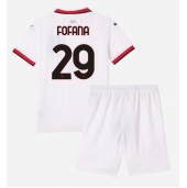 AC Milan Youssouf Fofana #29 Uit tenue Kids 2024-25 Korte Mouwen (+ broek)