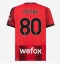 AC Milan Yunus Musah #80 Thuis tenue 2023-24 Korte Mouwen