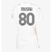 AC Milan Yunus Musah #80 Uit tenue Dames 2023-24 Korte Mouwen