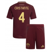 AS Roma Bryan Cristante #4 Thuis tenue Kids 2024-25 Korte Mouwen (+ broek)