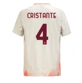 AS Roma Bryan Cristante #4 Uit tenue 2024-25 Korte Mouwen