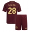 AS Roma Enzo Le Fee #28 Thuis tenue Kids 2024-25 Korte Mouwen (+ broek)