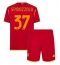 AS Roma Leonardo Spinazzola #37 Thuis tenue Kids 2023-24 Korte Mouwen (+ broek)