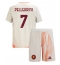 AS Roma Lorenzo Pellegrini #7 Uit tenue Kids 2024-25 Korte Mouwen (+ broek)