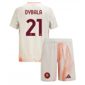 AS Roma Paulo Dybala #21 Uit tenue Kids 2024-25 Korte Mouwen (+ broek)