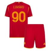 AS Roma Romelu Lukaku #90 Thuis tenue Kids 2023-24 Korte Mouwen (+ broek)