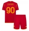 AS Roma Romelu Lukaku #90 Thuis tenue Kids 2023-24 Korte Mouwen (+ broek)