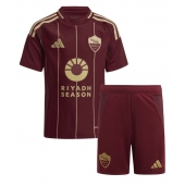 AS Roma Thuis tenue Kids 2024-25 Korte Mouwen (+ broek)