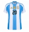 Argentinië Alexis Mac Allister #20 Thuis tenue Copa America 2024 Korte Mouwen