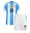 Argentinië Alexis Mac Allister #20 Thuis tenue Kids Copa America 2024 Korte Mouwen (+ broek)