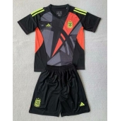 Argentinië Keeper Thuis tenue Kids Copa America 2024 Korte Mouwen (+ broek)