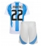 Argentinië Lautaro Martinez #22 Thuis tenue Kids Copa America 2024 Korte Mouwen (+ broek)