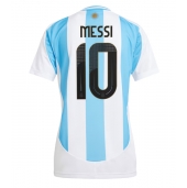 Argentinië Lionel Messi #10 Thuis tenue Dames Copa America 2024 Korte Mouwen