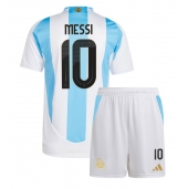 Argentinië Lionel Messi #10 Thuis tenue Kids Copa America 2024 Korte Mouwen (+ broek)