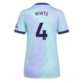 Arsenal Ben White #4 Derde tenue Dames 2024-25 Korte Mouwen