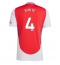 Arsenal Ben White #4 Thuis tenue 2024-25 Korte Mouwen