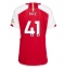 Arsenal Ben White #4 Thuis tenue Dames 2023-24 Korte Mouwen