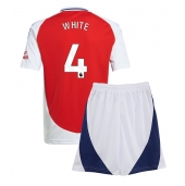 Arsenal Ben White #4 Thuis tenue Kids 2024-25 Korte Mouwen (+ broek)