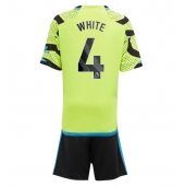 Arsenal Ben White #4 Uit tenue Kids 2023-24 Korte Mouwen (+ broek)