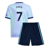 Arsenal Bukayo Saka #7 Derde tenue Kids 2024-25 Korte Mouwen (+ broek)