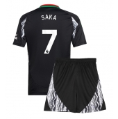 Arsenal Bukayo Saka #7 Uit tenue Kids 2024-25 Korte Mouwen (+ broek)