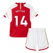 Arsenal Eddie Nketiah #14 Thuis tenue Kids 2023-24 Korte Mouwen (+ broek)