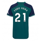 Arsenal Fabio Vieira #21 Derde tenue Dames 2023-24 Korte Mouwen