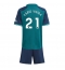 Arsenal Fabio Vieira #21 Derde tenue Kids 2023-24 Korte Mouwen (+ broek)