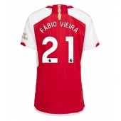 Arsenal Fabio Vieira #21 Thuis tenue Dames 2023-24 Korte Mouwen