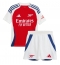 Arsenal Gabriel Magalhaes #6 Thuis tenue Kids 2024-25 Korte Mouwen (+ broek)