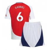 Arsenal Gabriel Magalhaes #6 Thuis tenue Kids 2024-25 Korte Mouwen (+ broek)