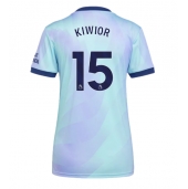 Arsenal Jakub Kiwior #15 Derde tenue Dames 2024-25 Korte Mouwen