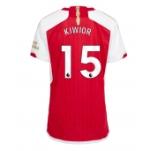 Arsenal Jakub Kiwior #15 Thuis tenue Dames 2023-24 Korte Mouwen