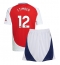 Arsenal Jurrien Timber #12 Thuis tenue Kids 2024-25 Korte Mouwen (+ broek)