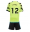 Arsenal Jurrien Timber #12 Uit tenue Kids 2023-24 Korte Mouwen (+ broek)