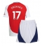 Arsenal Oleksandr Zinchenko #17 Thuis tenue Kids 2024-25 Korte Mouwen (+ broek)