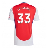 Arsenal Riccardo Calafiori #33 Thuis tenue 2024-25 Korte Mouwen